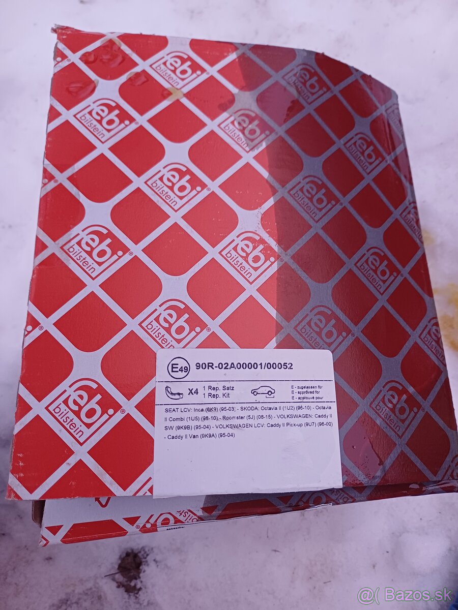 FEBI BILSTEIN Sada brzdových čeľustí - 4