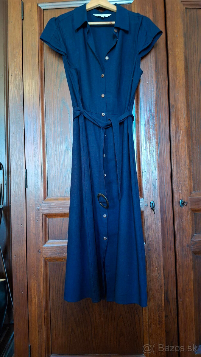 modré šaty - L - nové - 4