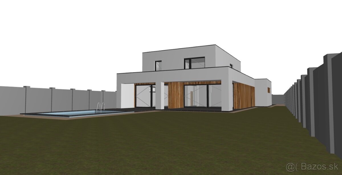 Predám rozostavaný luxusný RD v obci OPOJ - 4