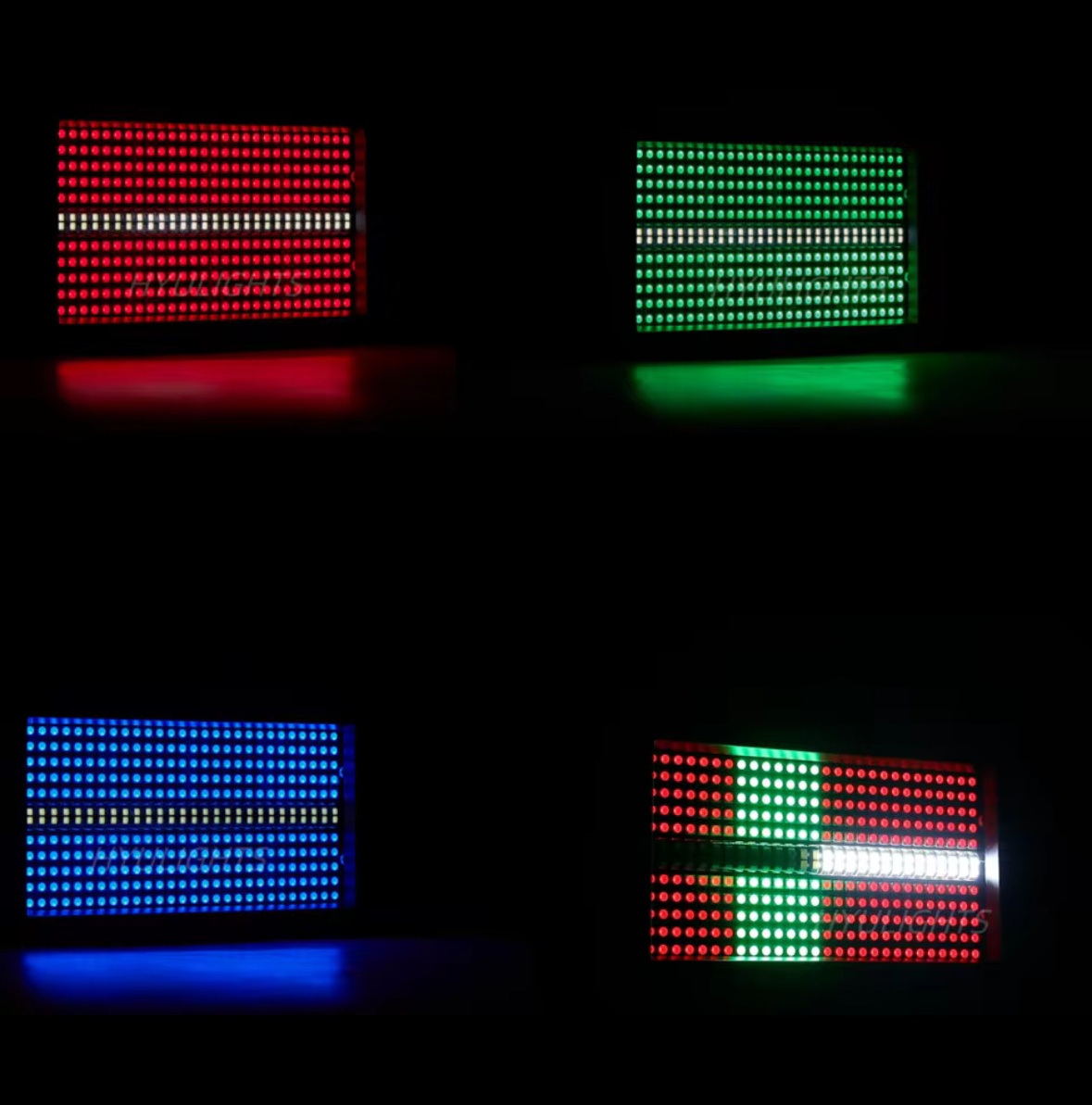 8x LED strobo 60W RGBW - 4