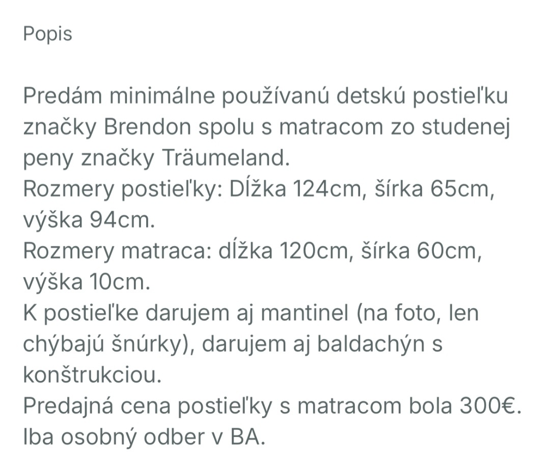 Detska postielka - 4