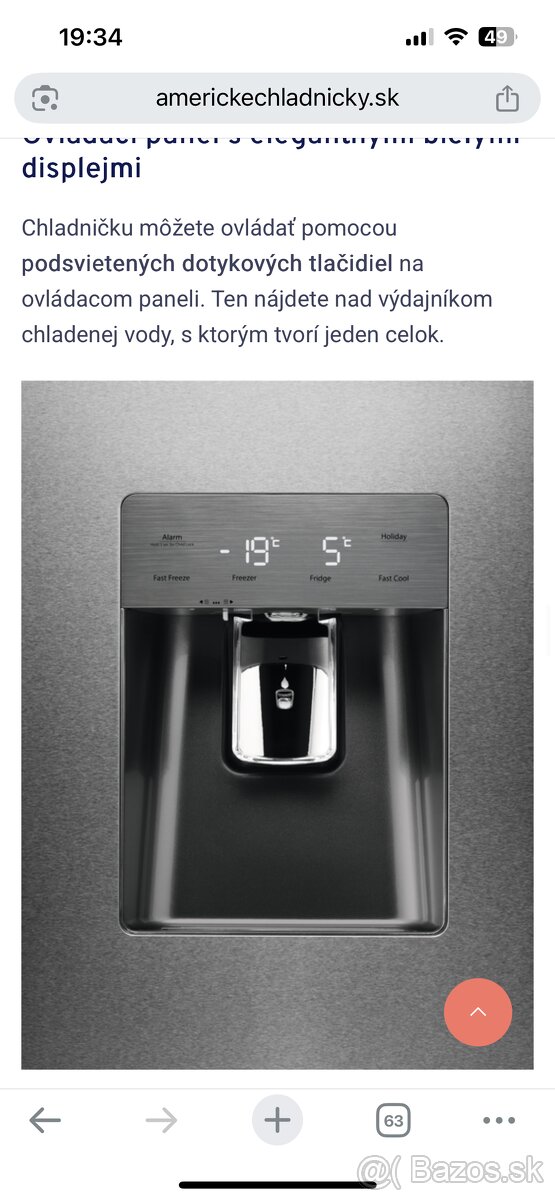 Americká chladnička s mrazničkou - 4