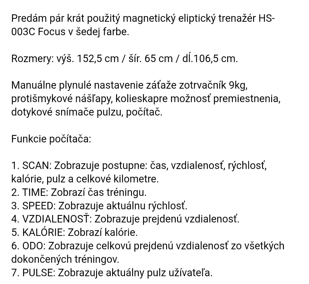 Magneticky eliptický trenažér - 4