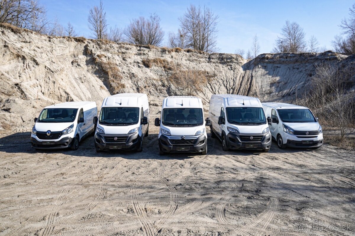 Prenájom dodávok Fiat Talento/Renault Trafic L2H1 - 4