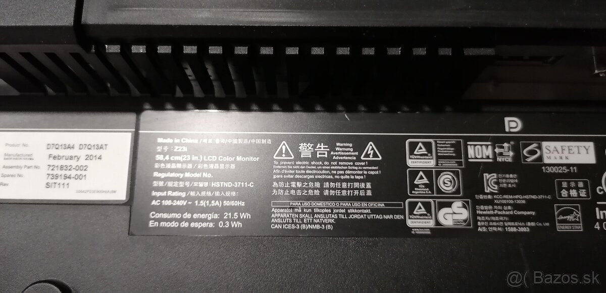 Monitor HP Z23i 23" - 4