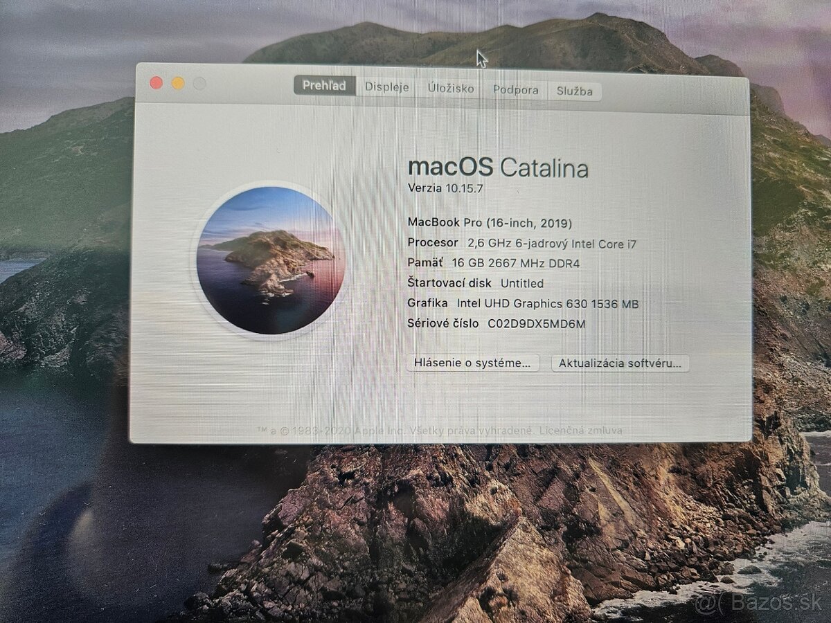 MacBook Pro 16" i7-2.6GHz/16GB/512GB - 4