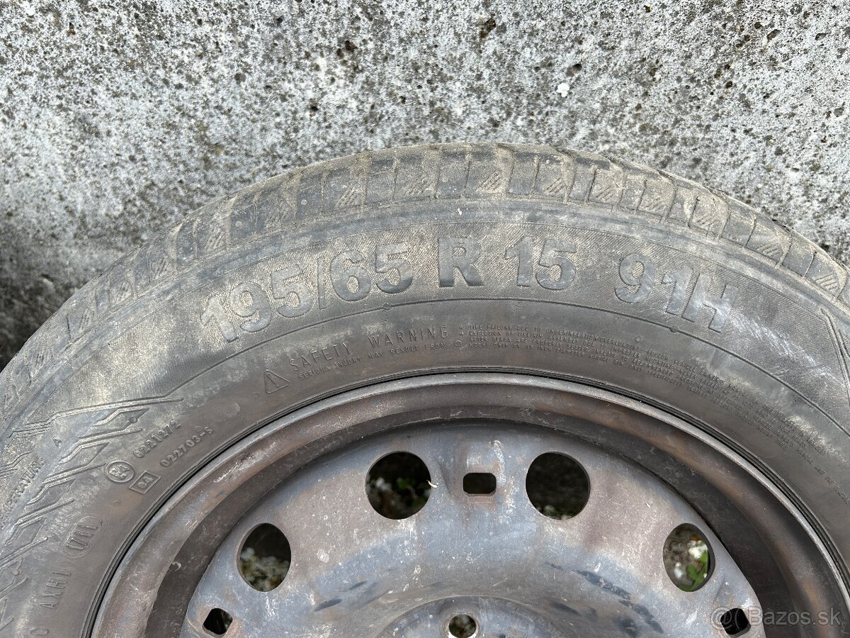 5x100 r15 plechové disky - 4