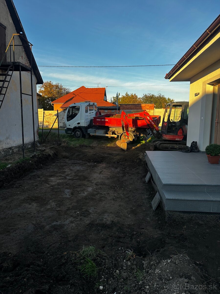 Výkopové práce, zemné práce - 4