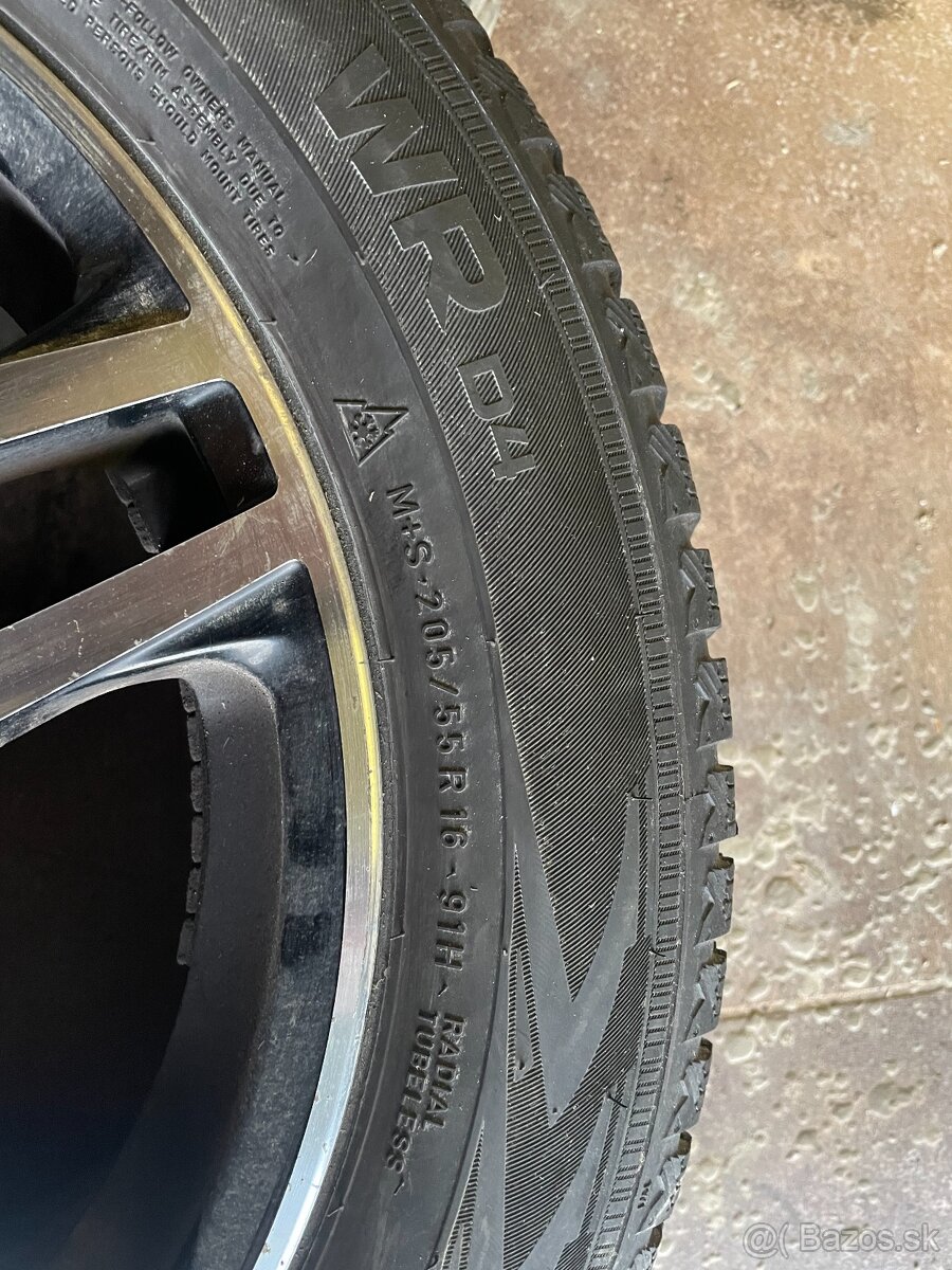 Disky Alu R16 5x112 so zimnými pneumatikami NOKIAN - 4