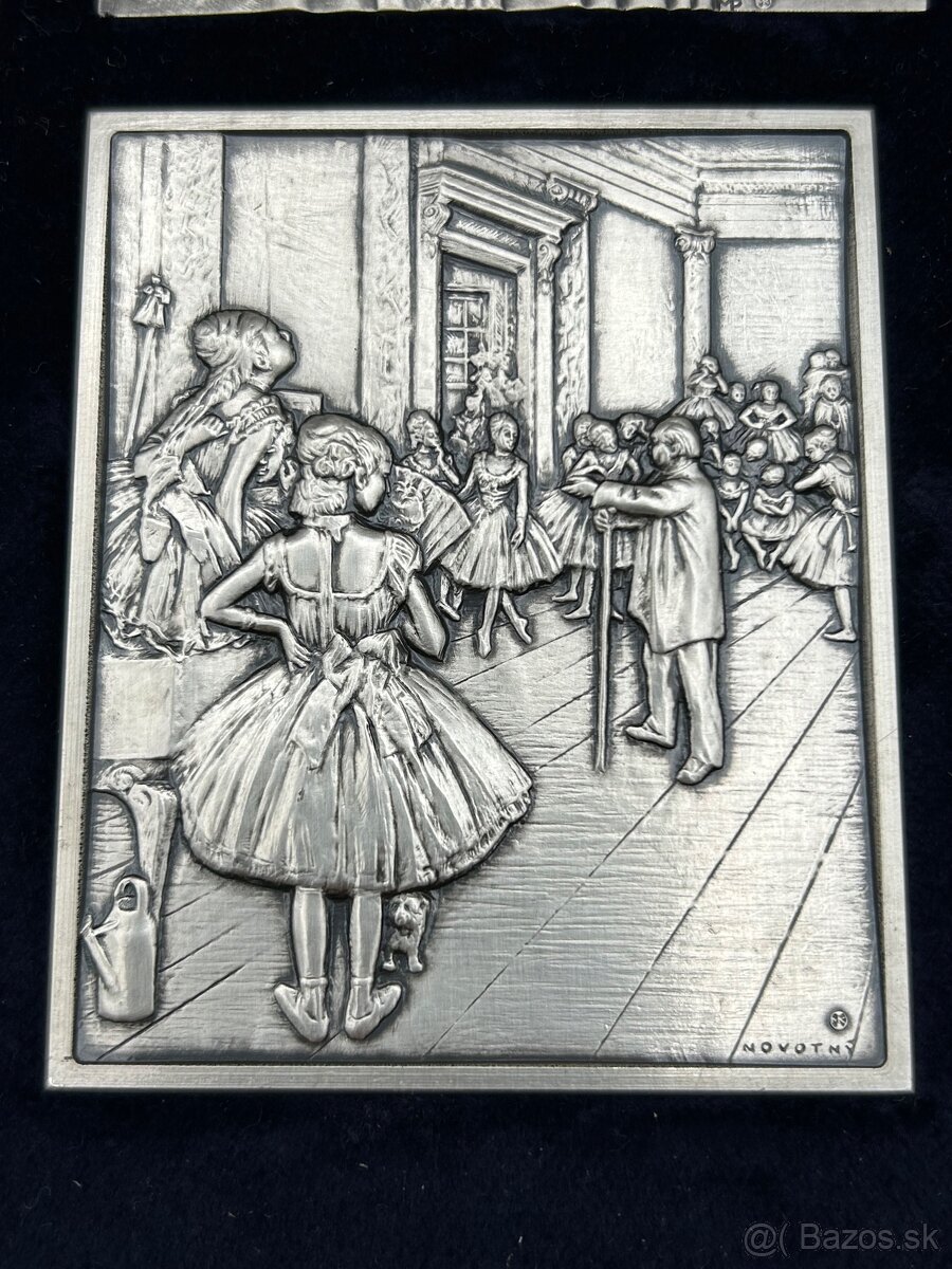 Investičné striebro Ag 999 diela svetových majstrov obrazy - 4