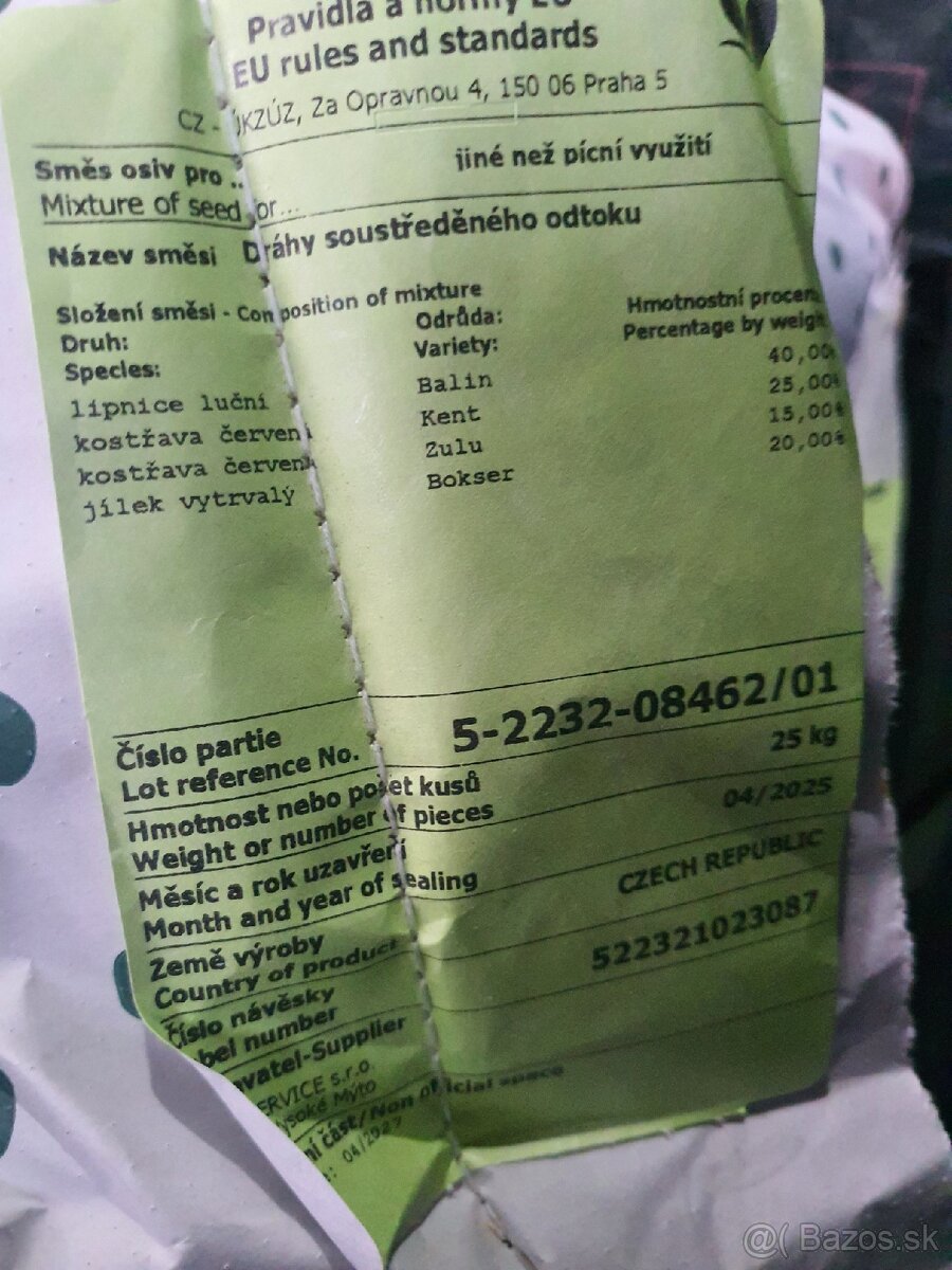 Trávna zmes ,semiačka. - 4