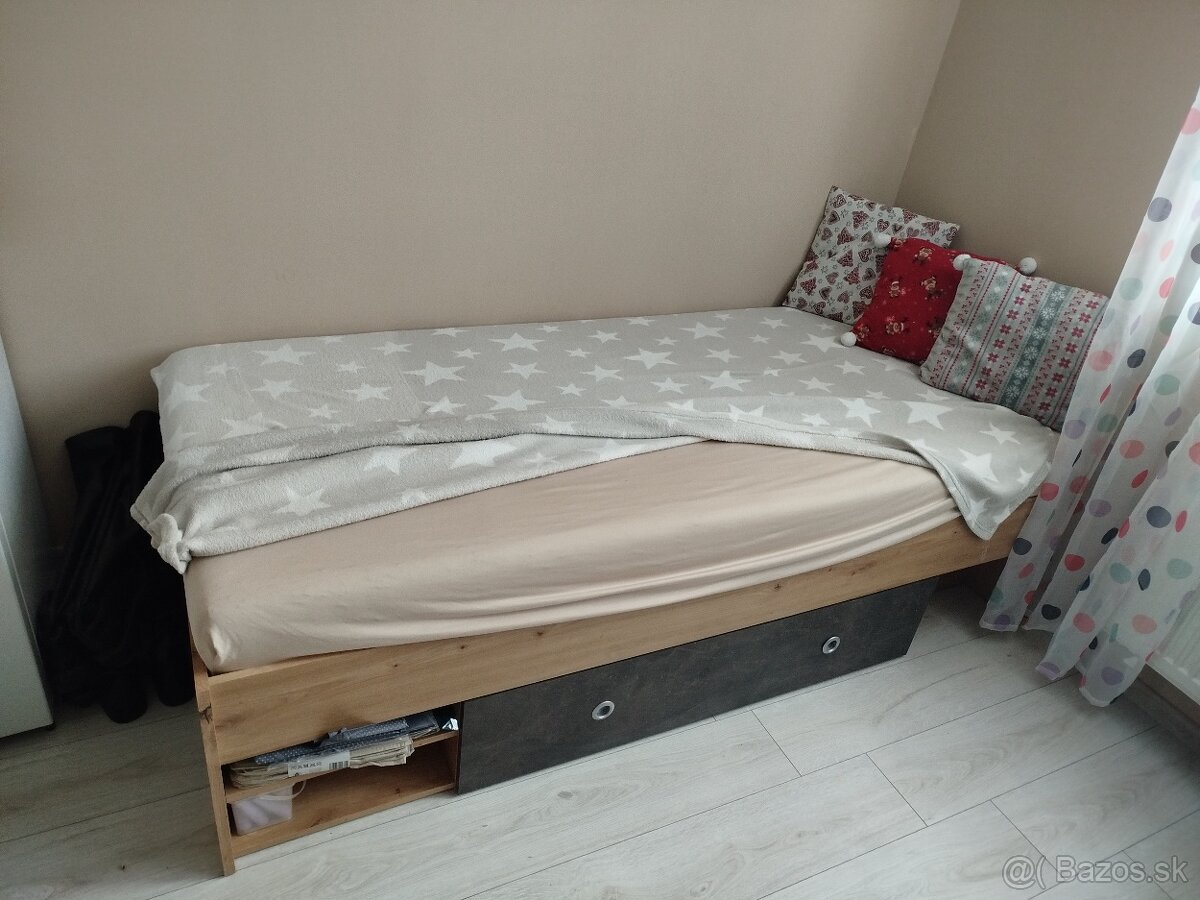 Posteľ s úložným u prostormi - 4