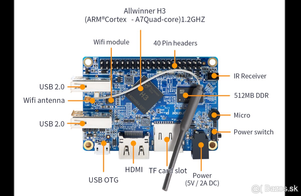 Orange Pi - alternatíva Raspberry Pi - 4