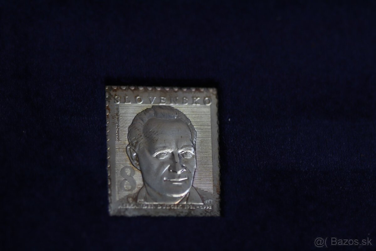 Strieborná sada Dubček 1993 - nízke číslo - 4