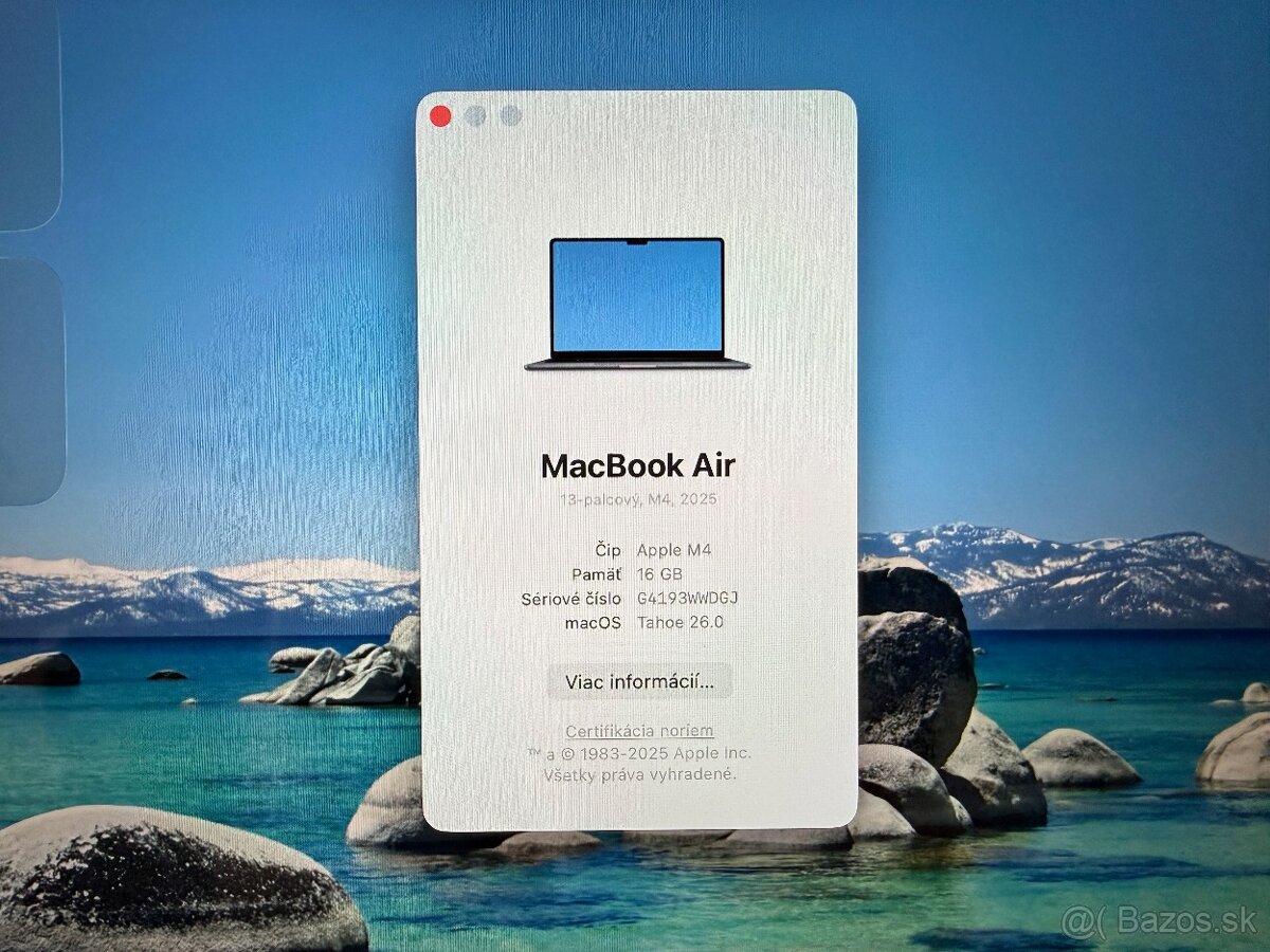 PREDAM/ VYMENIM ČISTO NOVY MACBOOK AIR M4 / 2 ROKY ZARUKA - 4