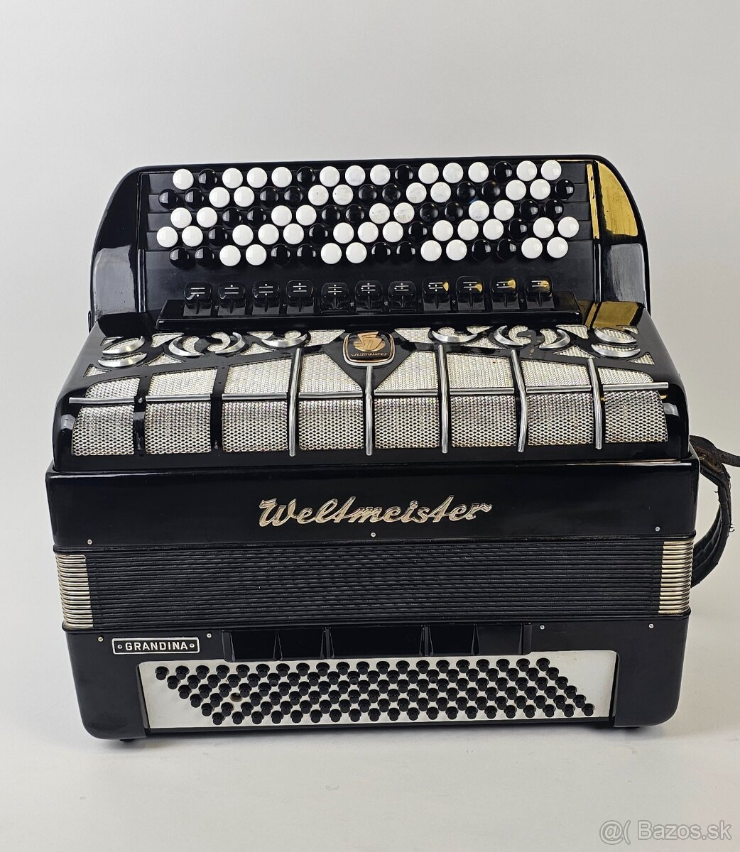 chromatický akordeón Weltmeister Grandina 120 basovy - 4
