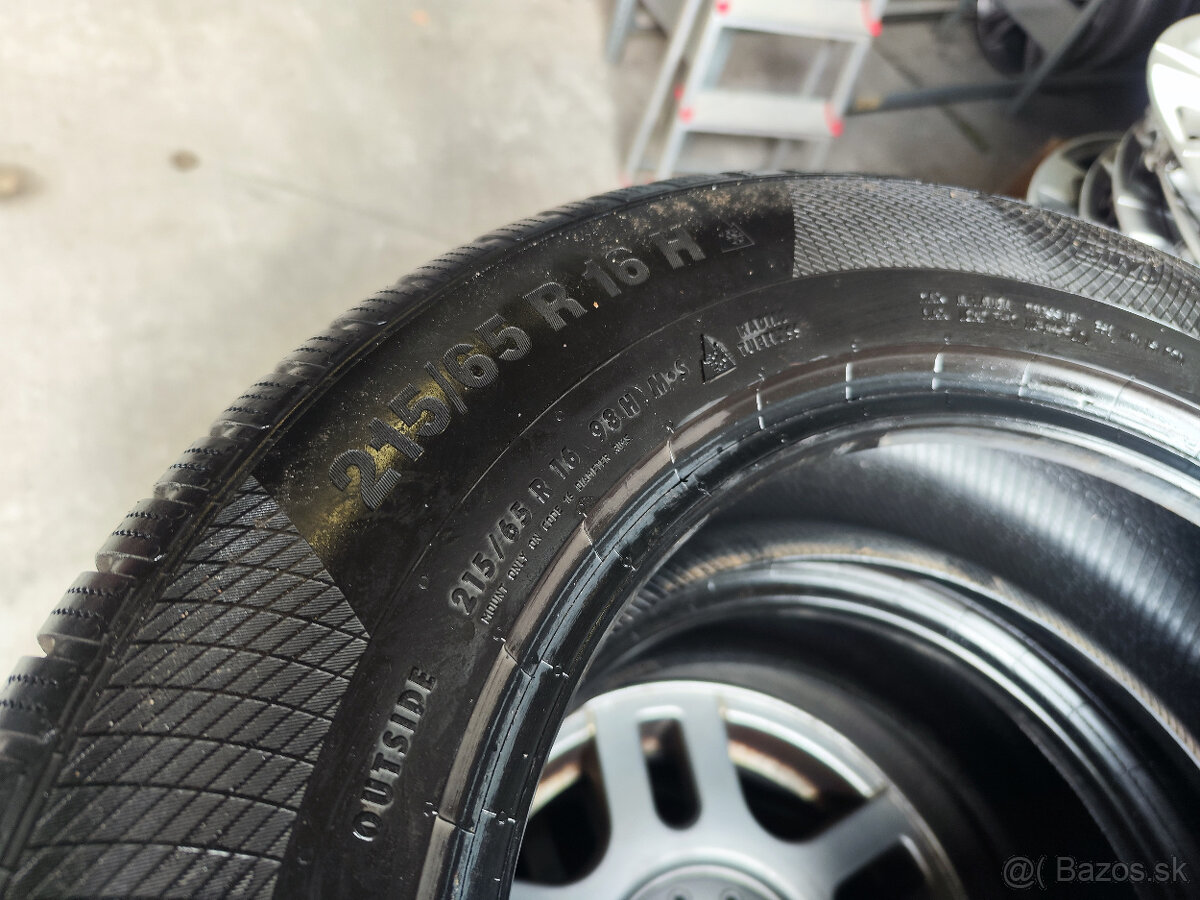 Zimné pneu = CONTINENTAL = 215/65 R16 = 2ks - 4