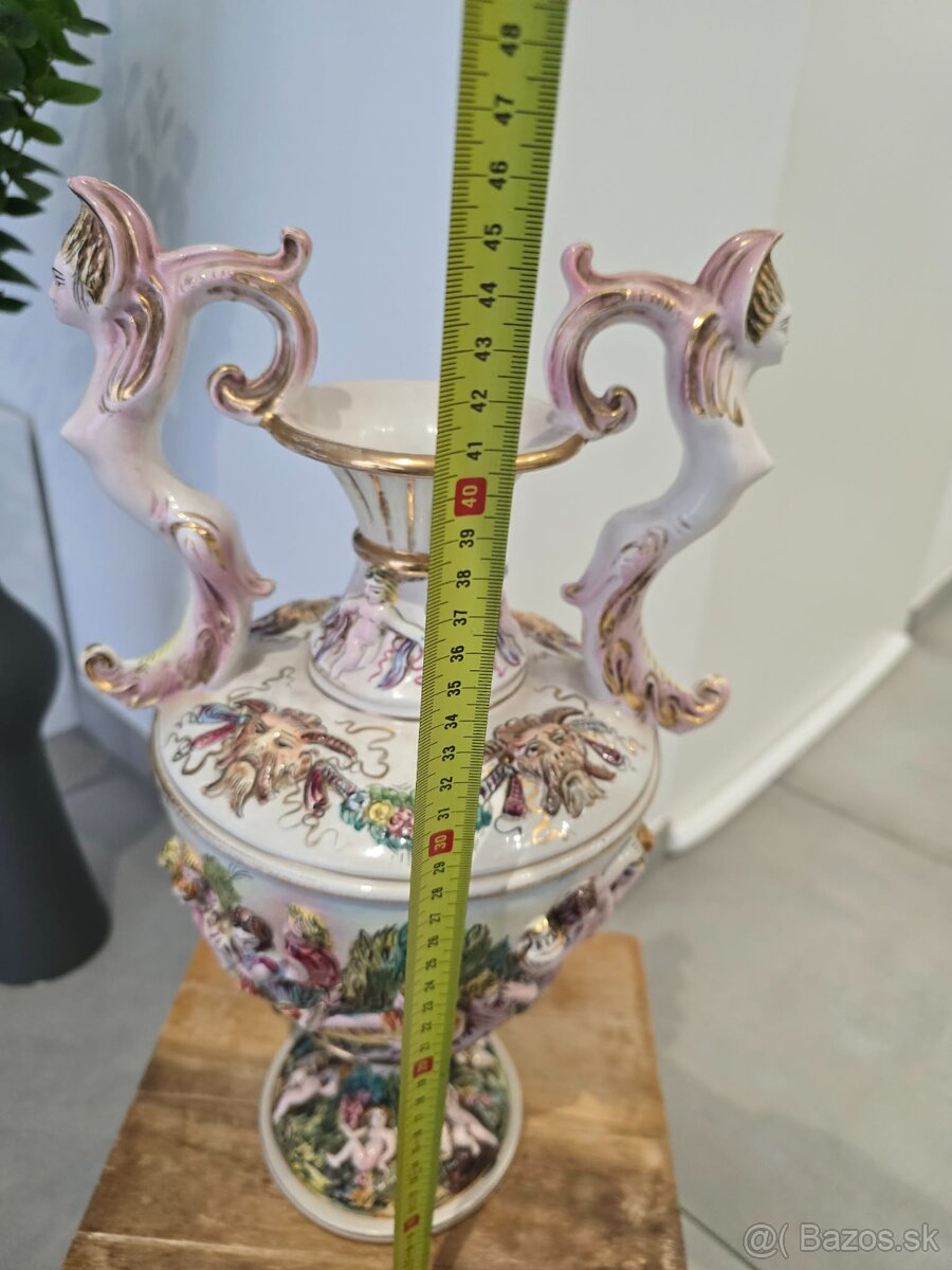 Porcelánová váza Capodimonte - 4