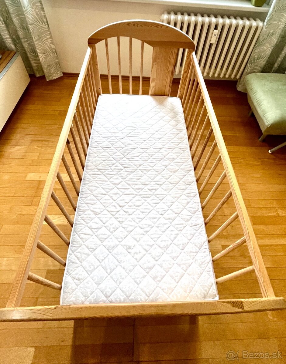 Detská postieľka drevená - 4