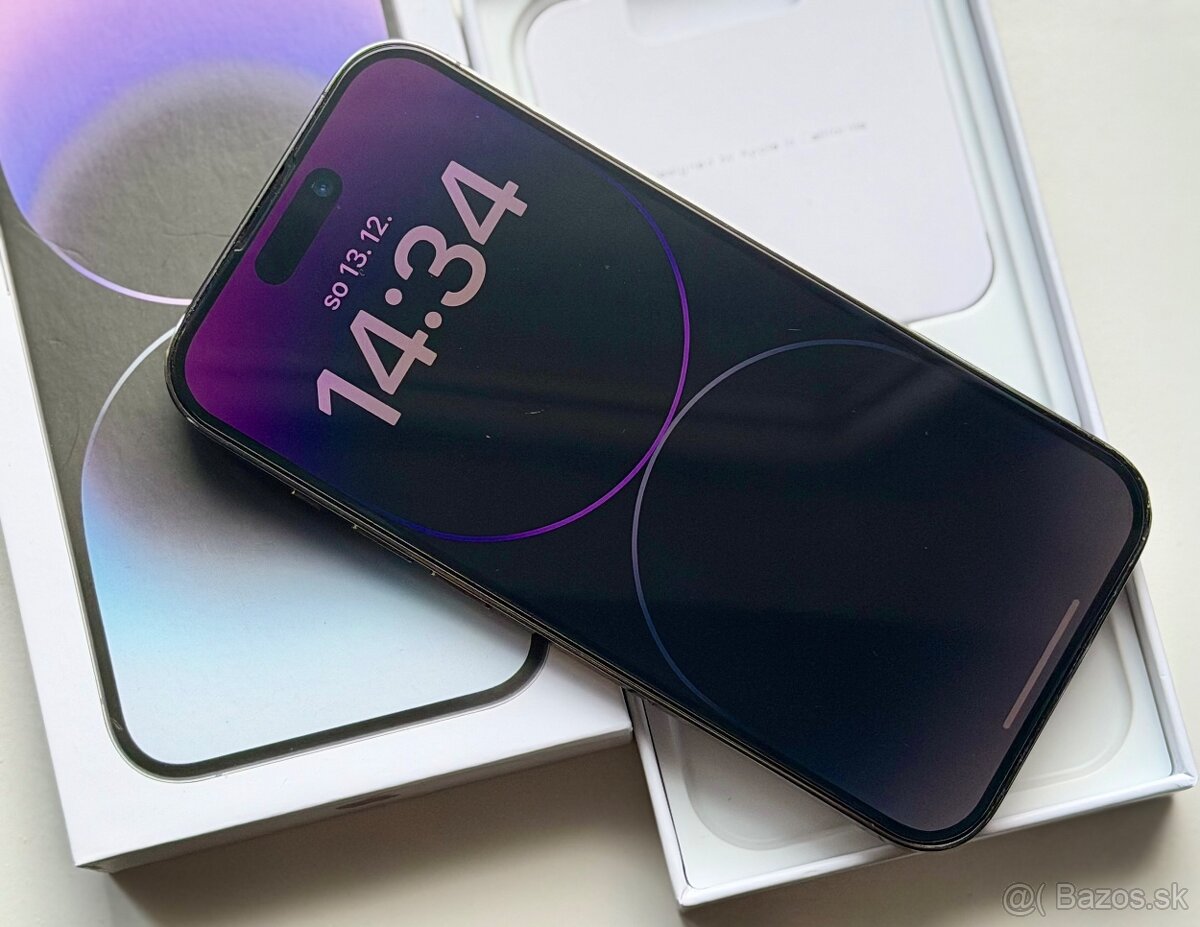 iPhone 14 Pro Max Deep Purple BATERIE 100% TOP - 4