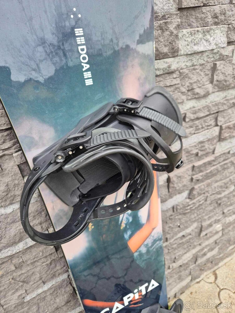 Snowboard Capita DOA 158 2019 + Viazanie Burton Mission Re - 4