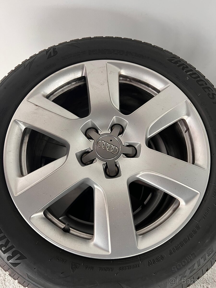 Bridgestone Blizzak 225/55 R17 Zimné, 5x112 originál AUDI - 4