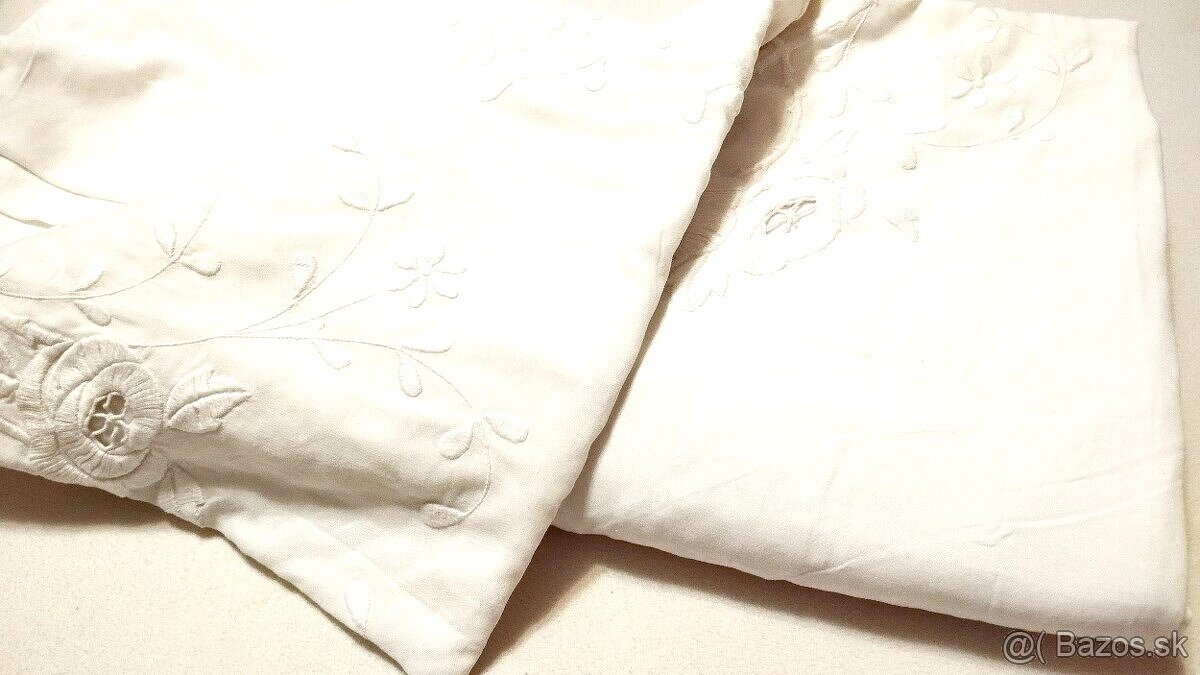 Unikátny ručne vyšívaný prehoz na manželskú posteľ - 4