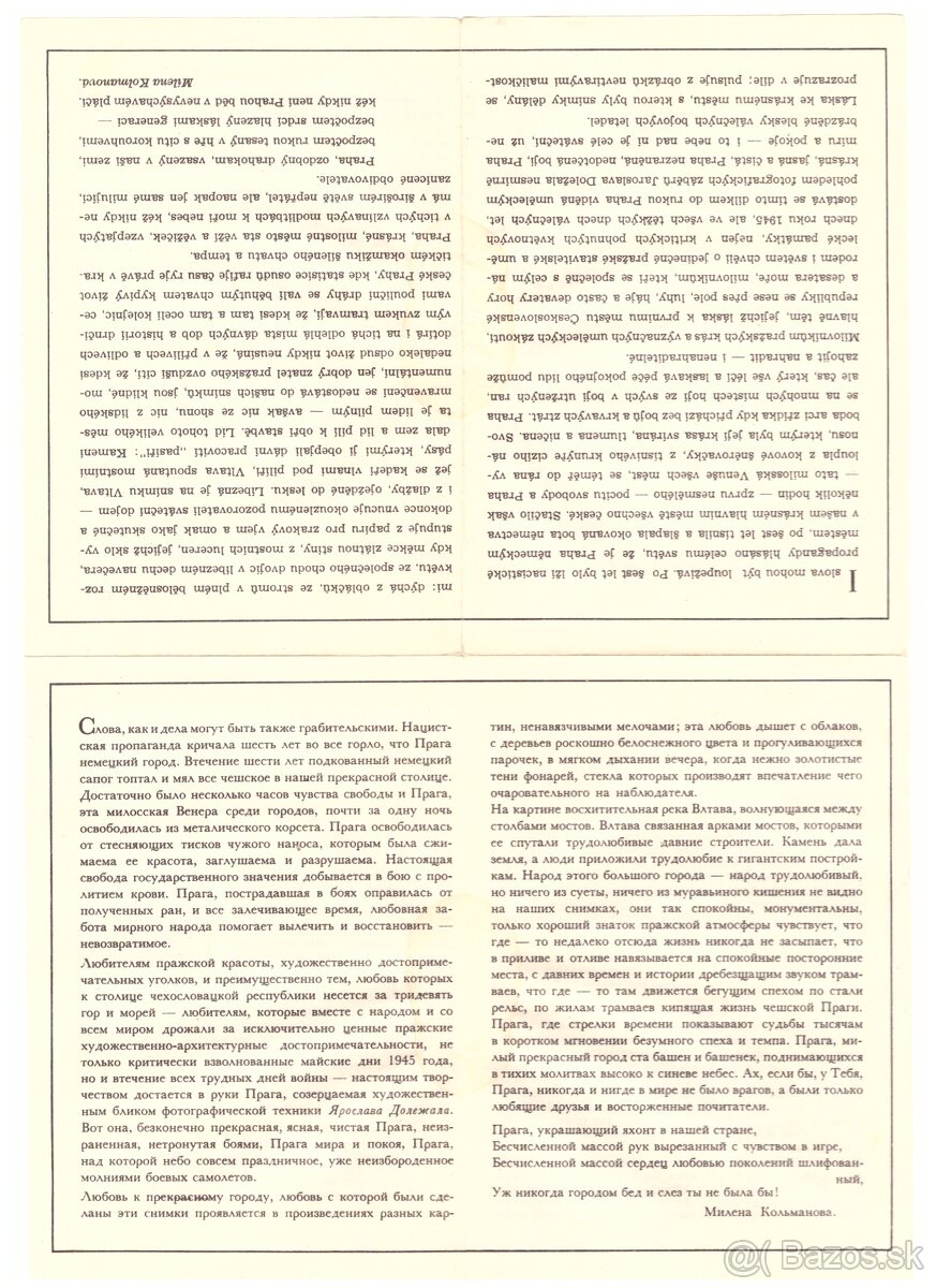 Turisticka brožúrka Praha - 4