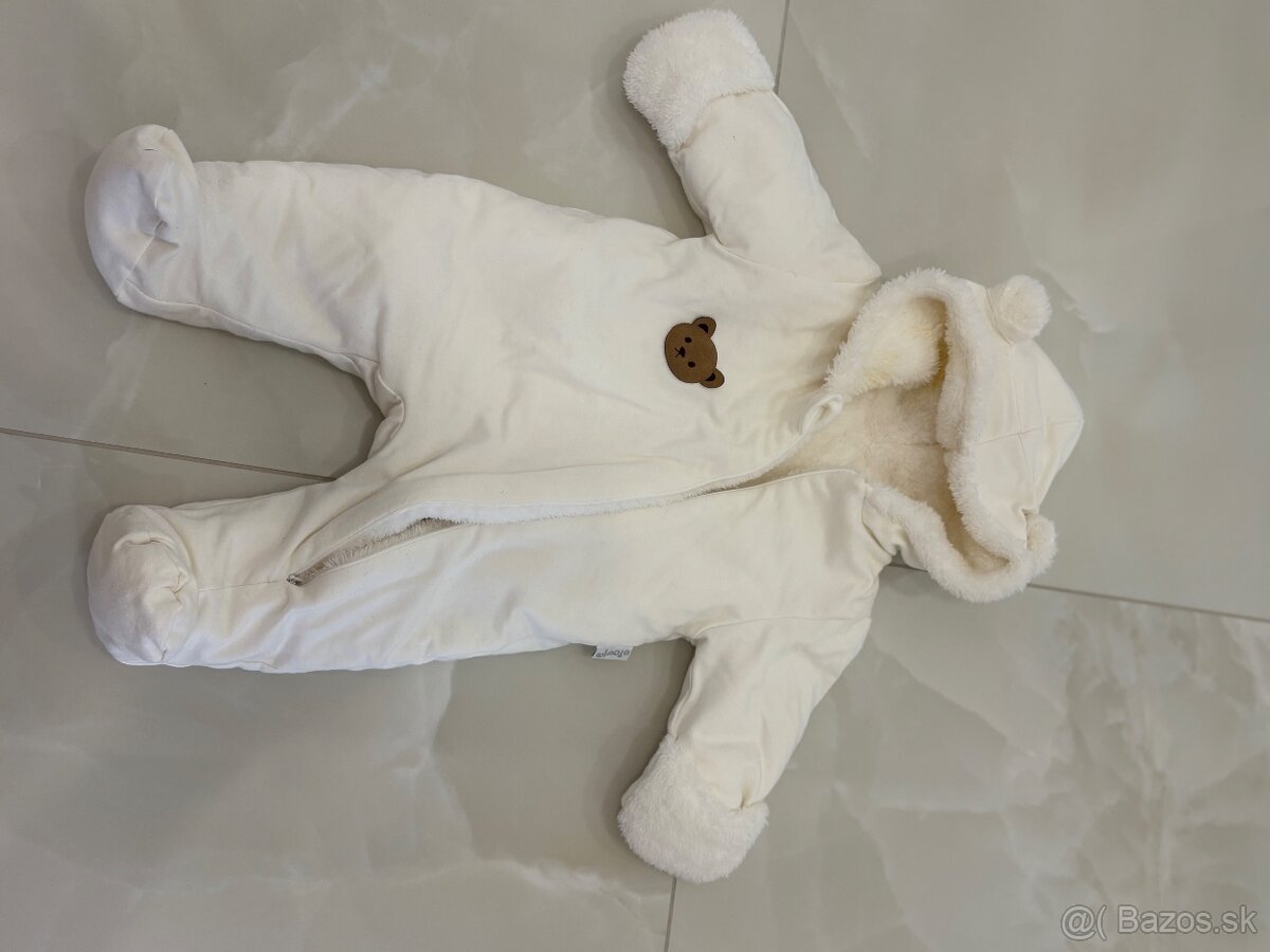 Overal zimný Lindex 68 s papuckami - 4