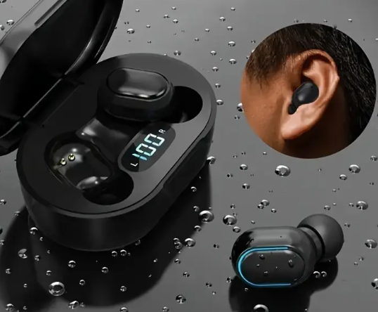 Bezdrôtové slúchadlá bluetooth a dobíjacím puzdrom - 4