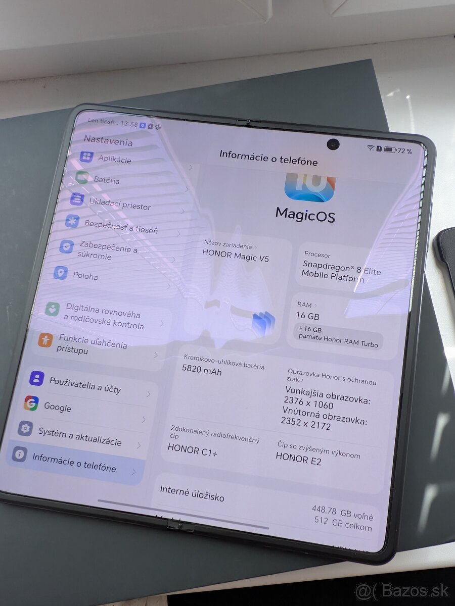 Predám výmením Honor Magic V5 - 4