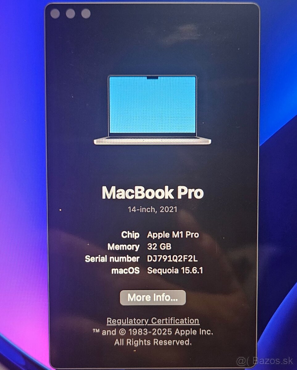 Apple MacBook Pro 14” M1 Pro / 32GB RAM / 1TB SSD - 4