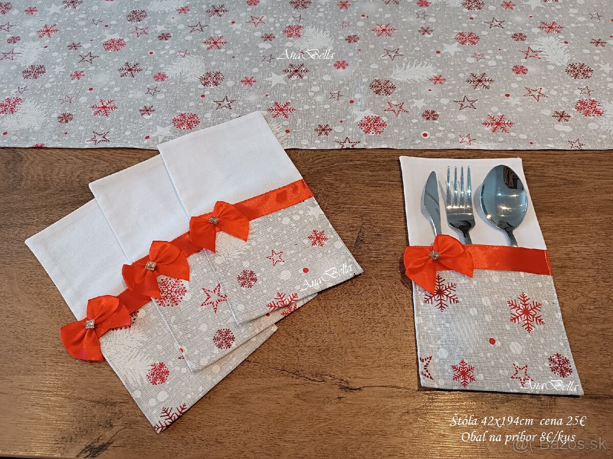 Vianočné prestieranie, štóly - 4