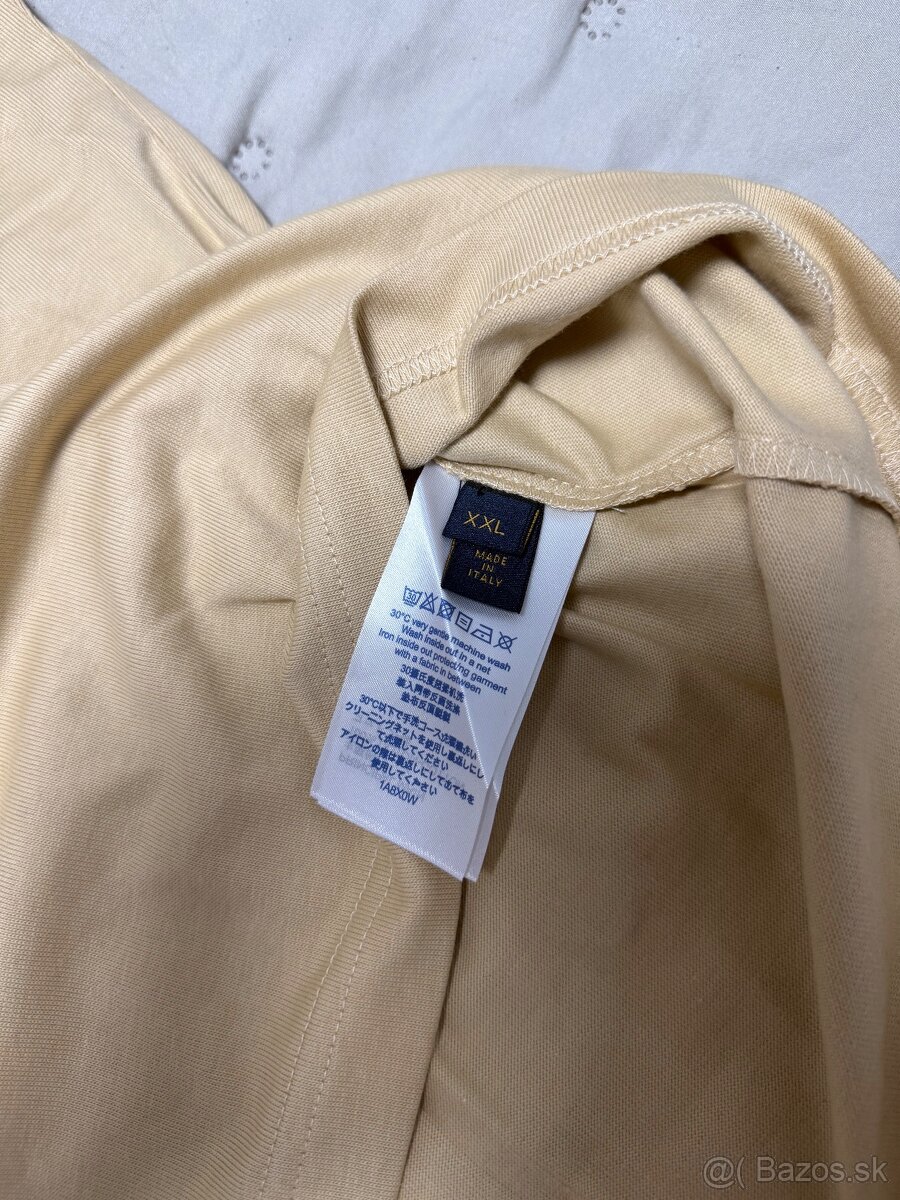 Louis Vuitton pánske tričko – béžové, veľkosť XXL - 4
