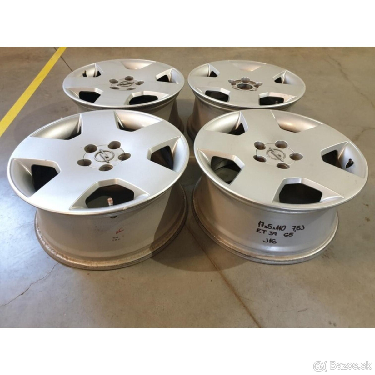 Hliníkové disky 5x110 R17 7,5J ET39 - 4