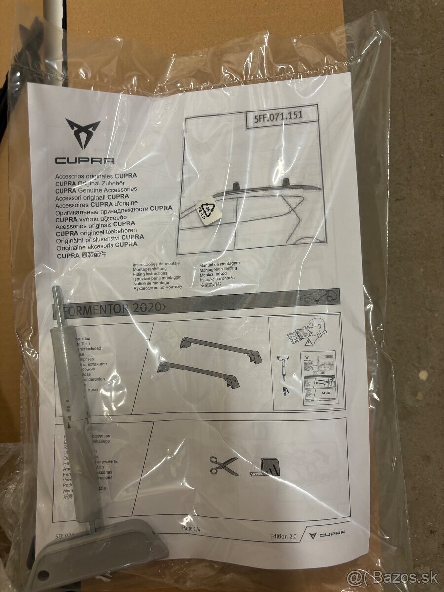 Nové strešné priečniky - originál pre Cupru Formentor - 4