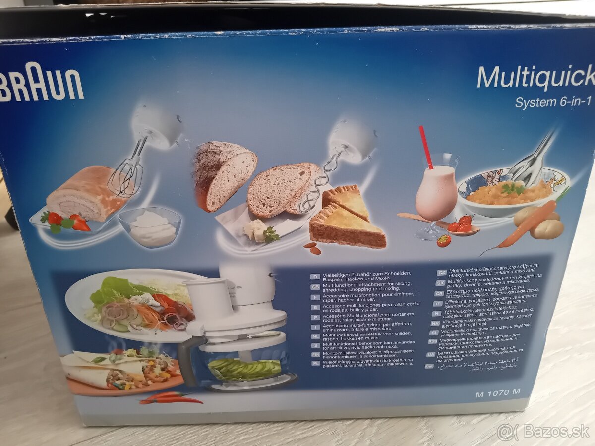 Predám mixer Braun, Multi Multiquick 6 v 1 - 4