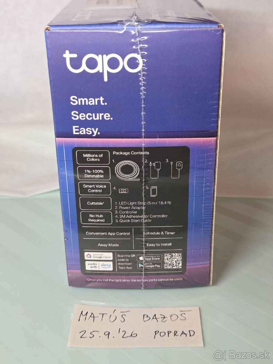 Smart WiFi LED pásik Tapo L900-5 - 4