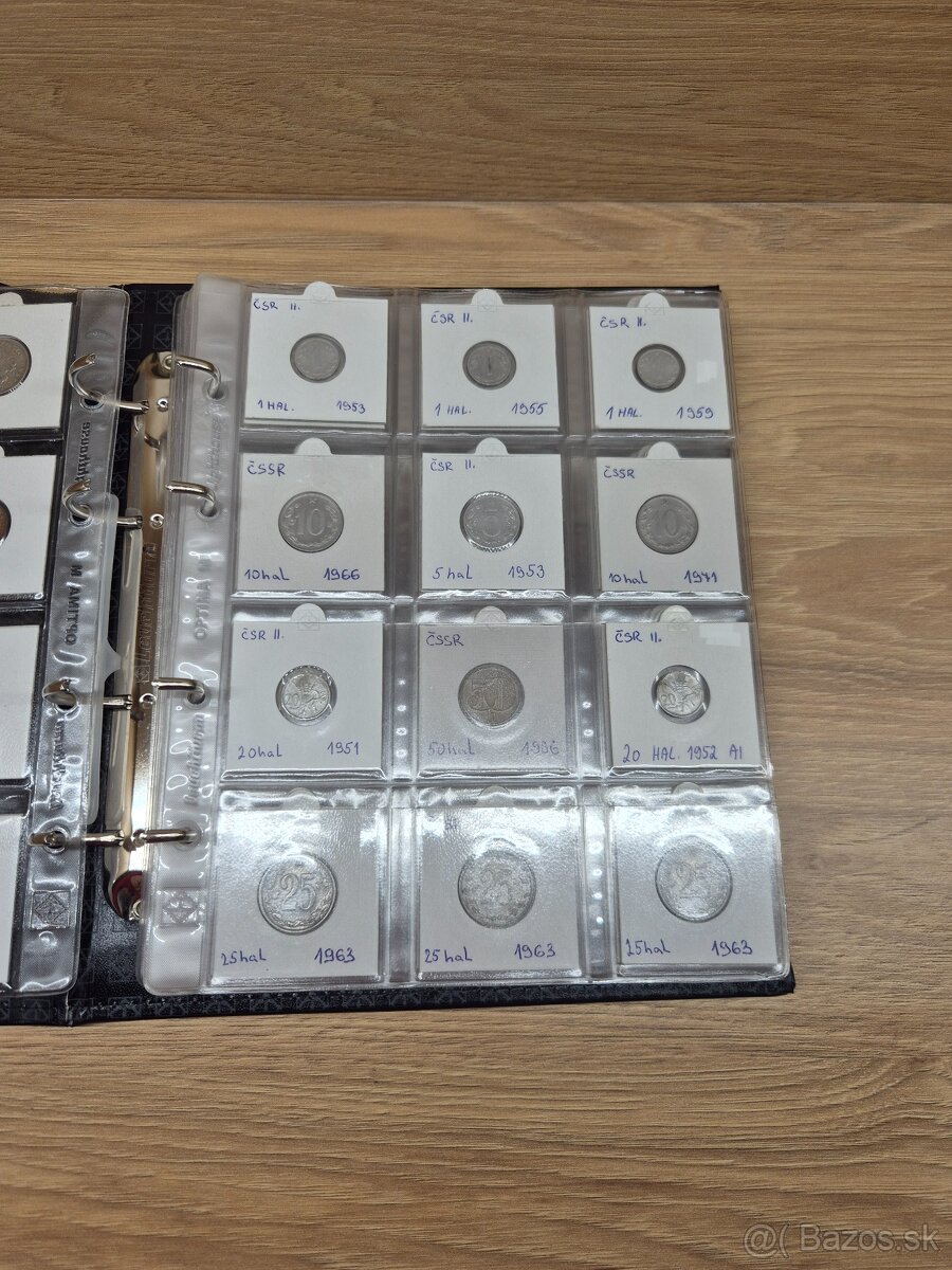 Album Optima s kazetou + mince ČSR, ČSSR, SR - 4