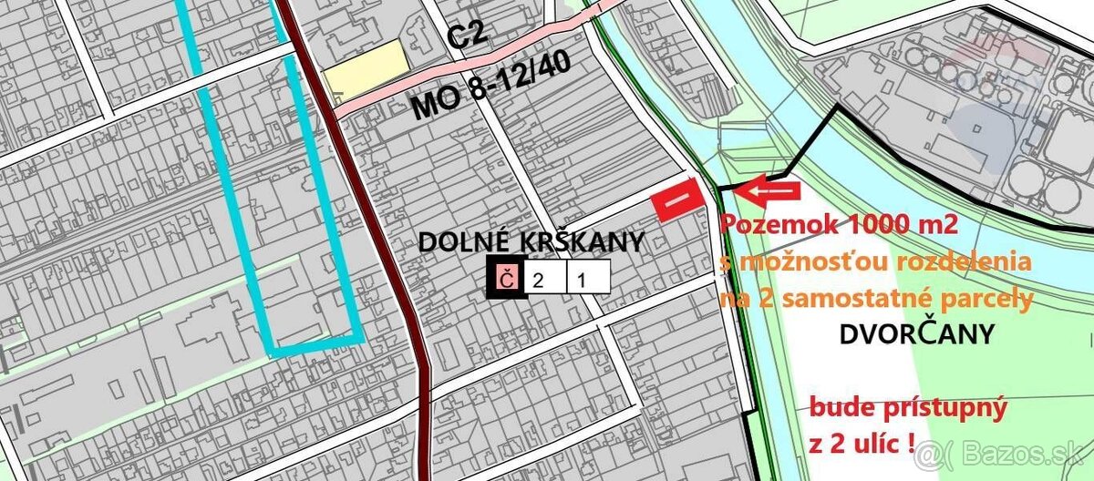 Stavebný pozemok 1000 m2, Nitra – Dolné Krškany - 4