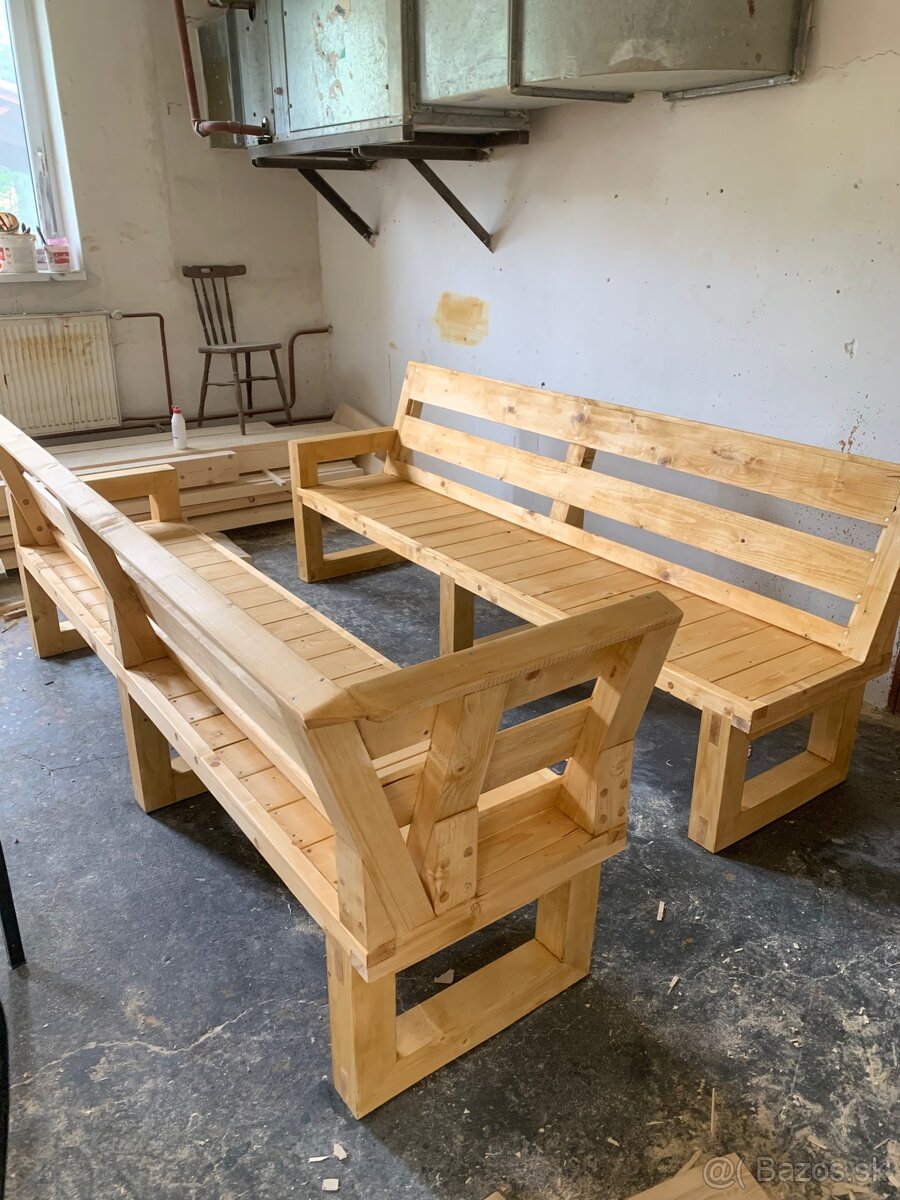 Drevené sedenie - 4