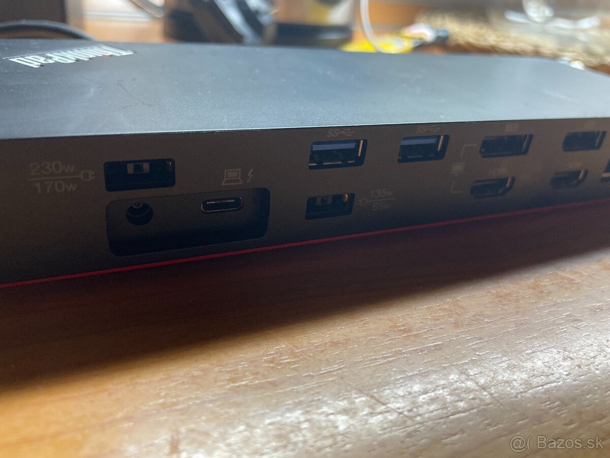 Lenovo Thinkpad thunderbolt 3 dock gen2 USB-C- dokovacia sta - 4