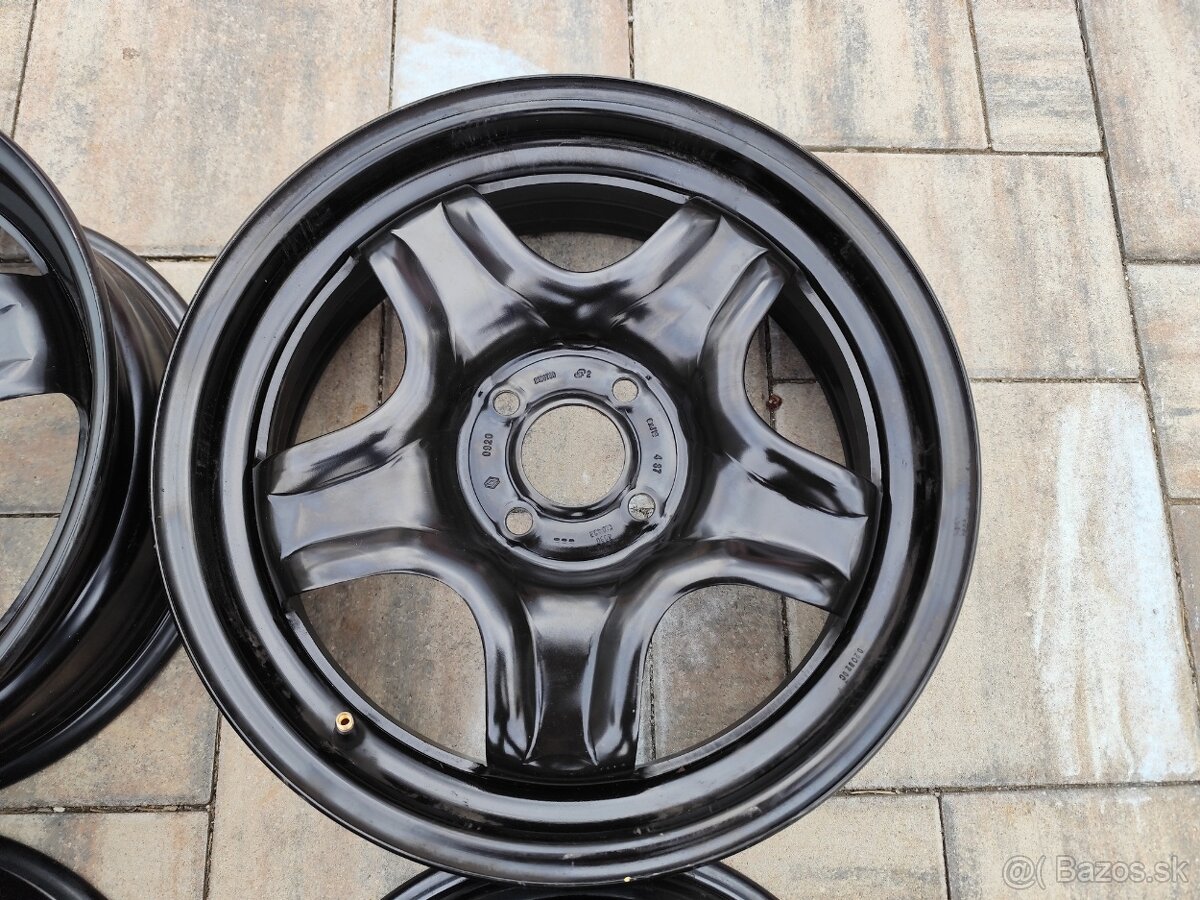 4x100 r16 plechové disky Renault, Dacia - 4