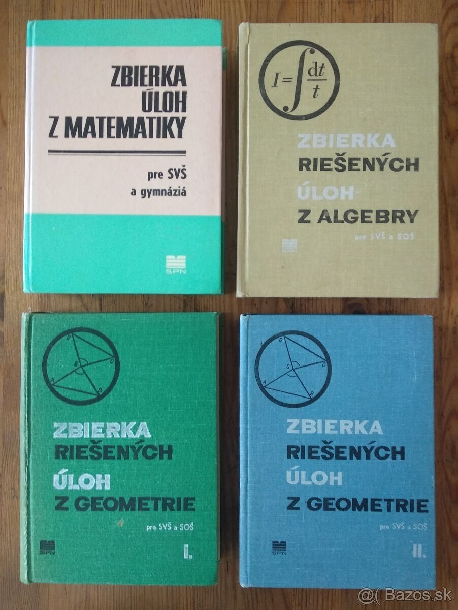 Matematika, stredoškolské a vysokoškolské učebnice a zbierky - 4