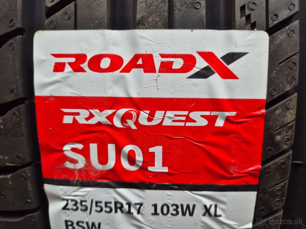 235/55 r17 letné 4 ks ROADX - nejazdené, nepoužité - 4