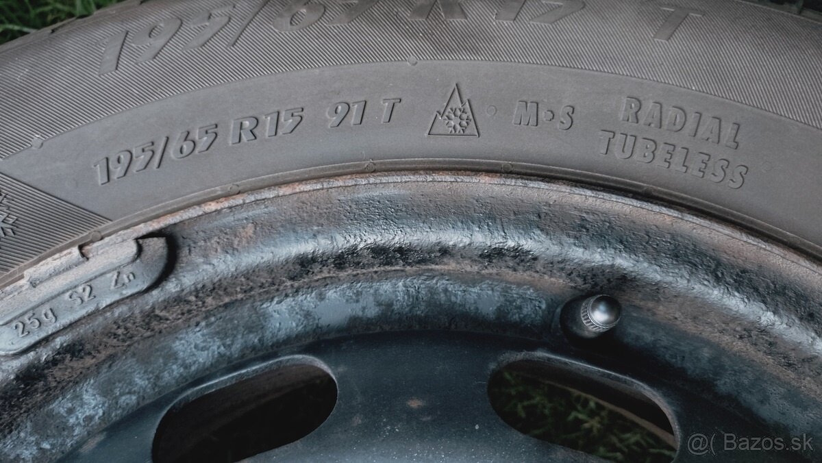 zimná sada kolies 5x100 R15 - 4