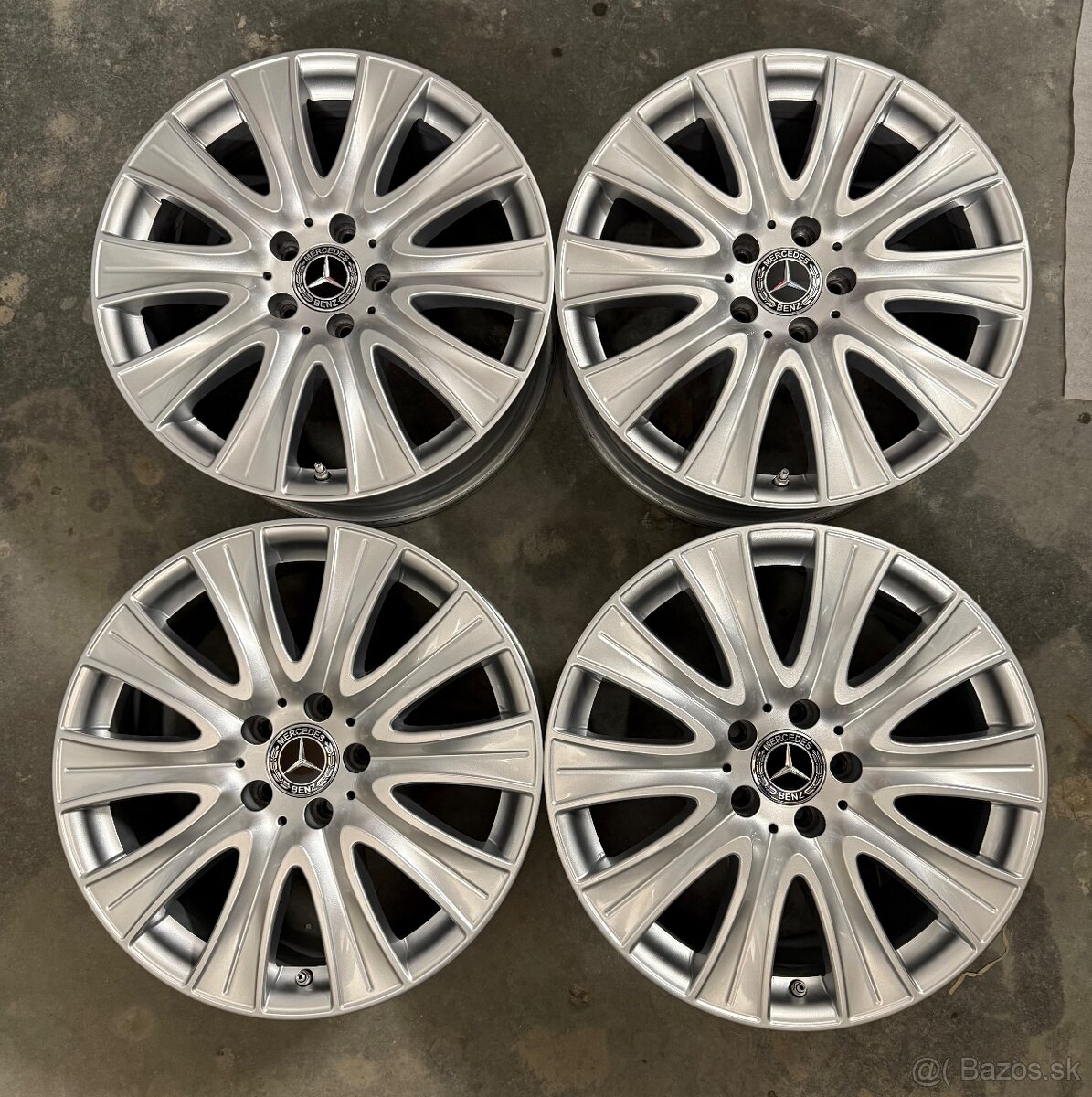 Hliníkové disky 5x112 R18 Mercedes Benz S Class W222 - 4