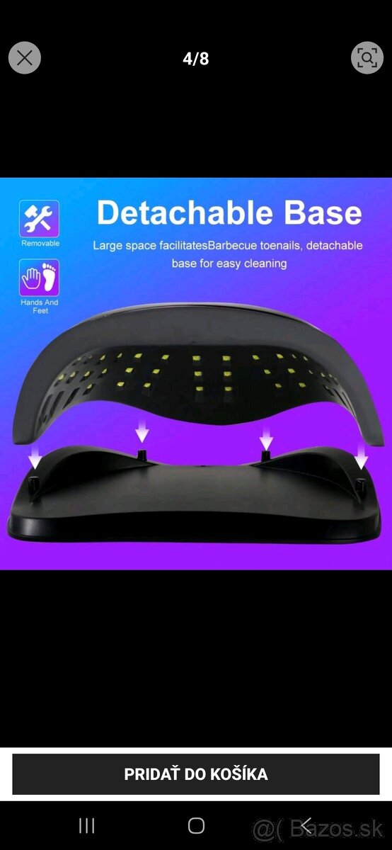 UV LED LAMPA NOVA, ZABALENA - 4