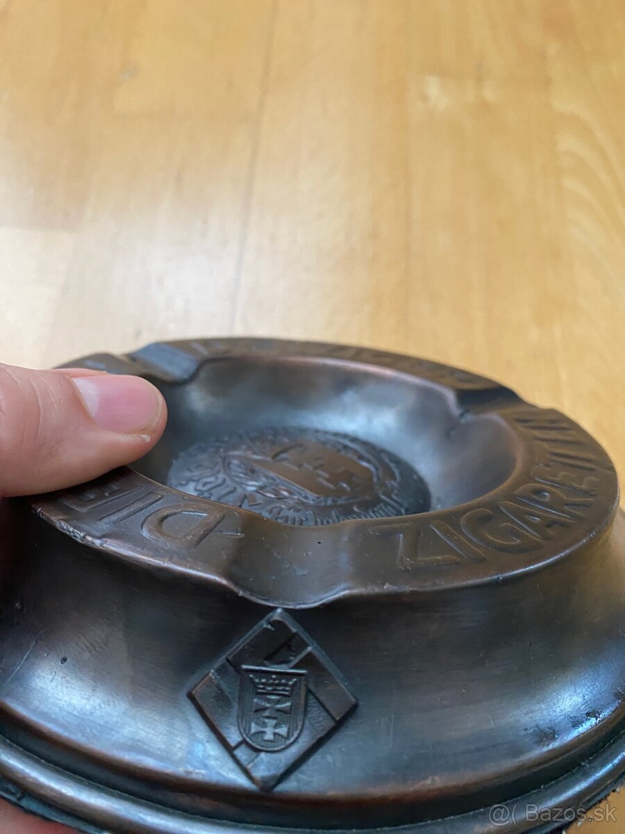 Svetová vojna vojenský popolník Danzinger Zigaretten - 4