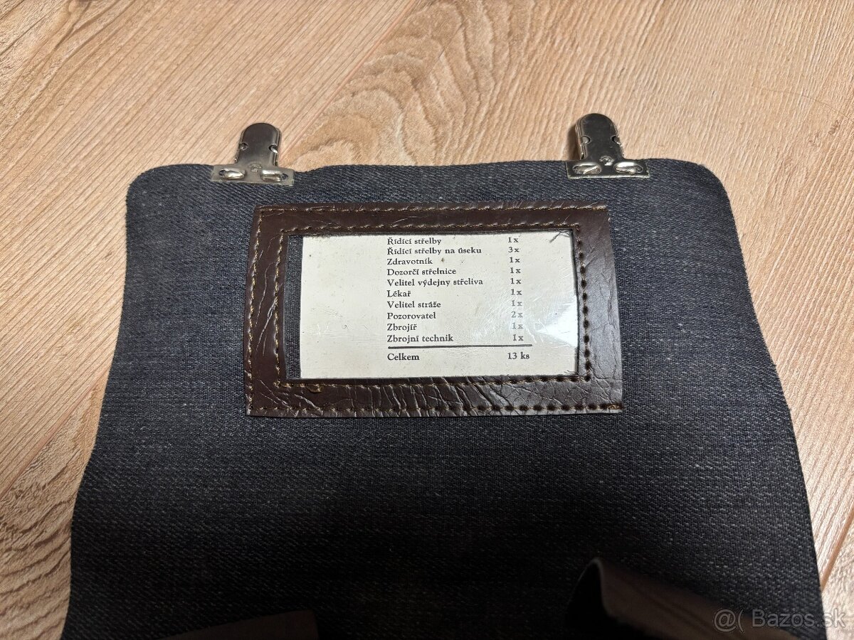 Vojenská brašňa s rukávovými páskami, originál ČSLA, nová - 4